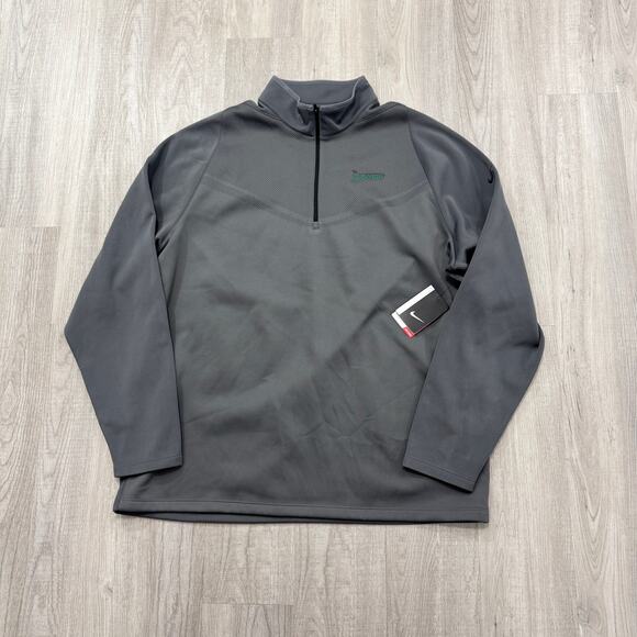 Nike Therma-FIT Hypervis 1/2 Zip Cover Up Men's 2XL XXL Gray Pullover NEW NWT - Picture 1 of 12